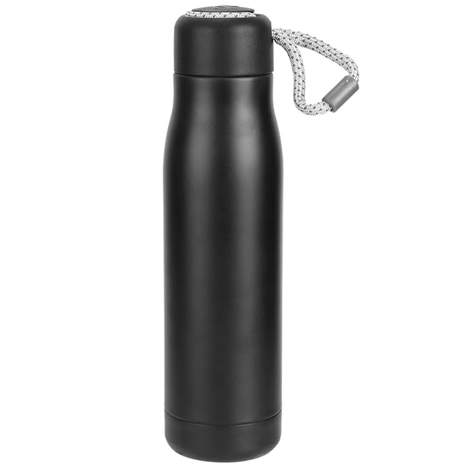 Stainless Steel Water Bottle with Portable Strap 500ml