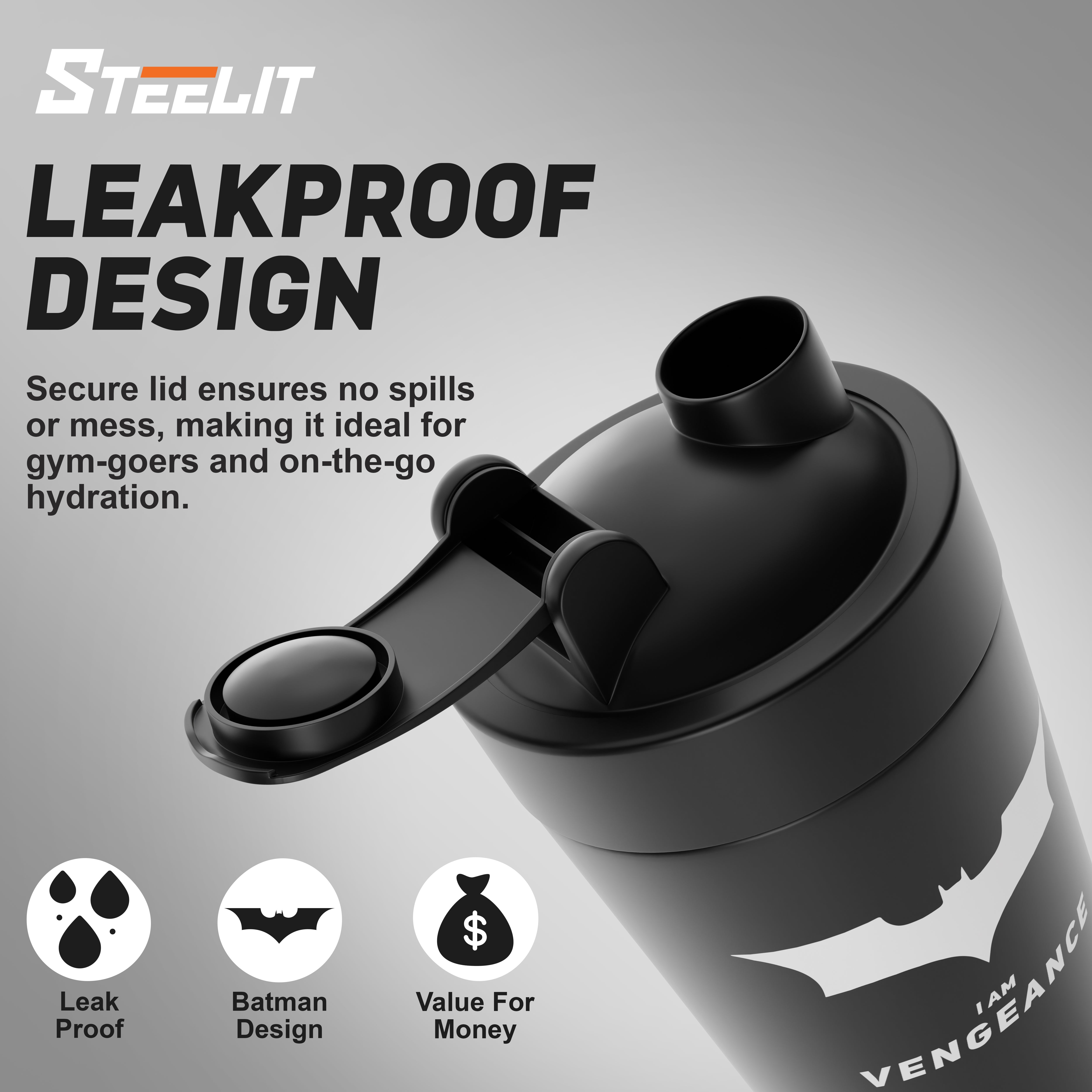 Batman Steel Shaker