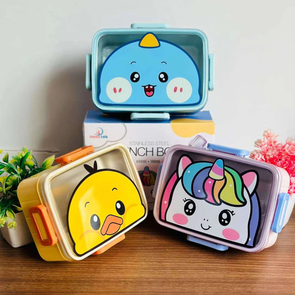 Cartoon Theme Stainless Steel Lunch Box