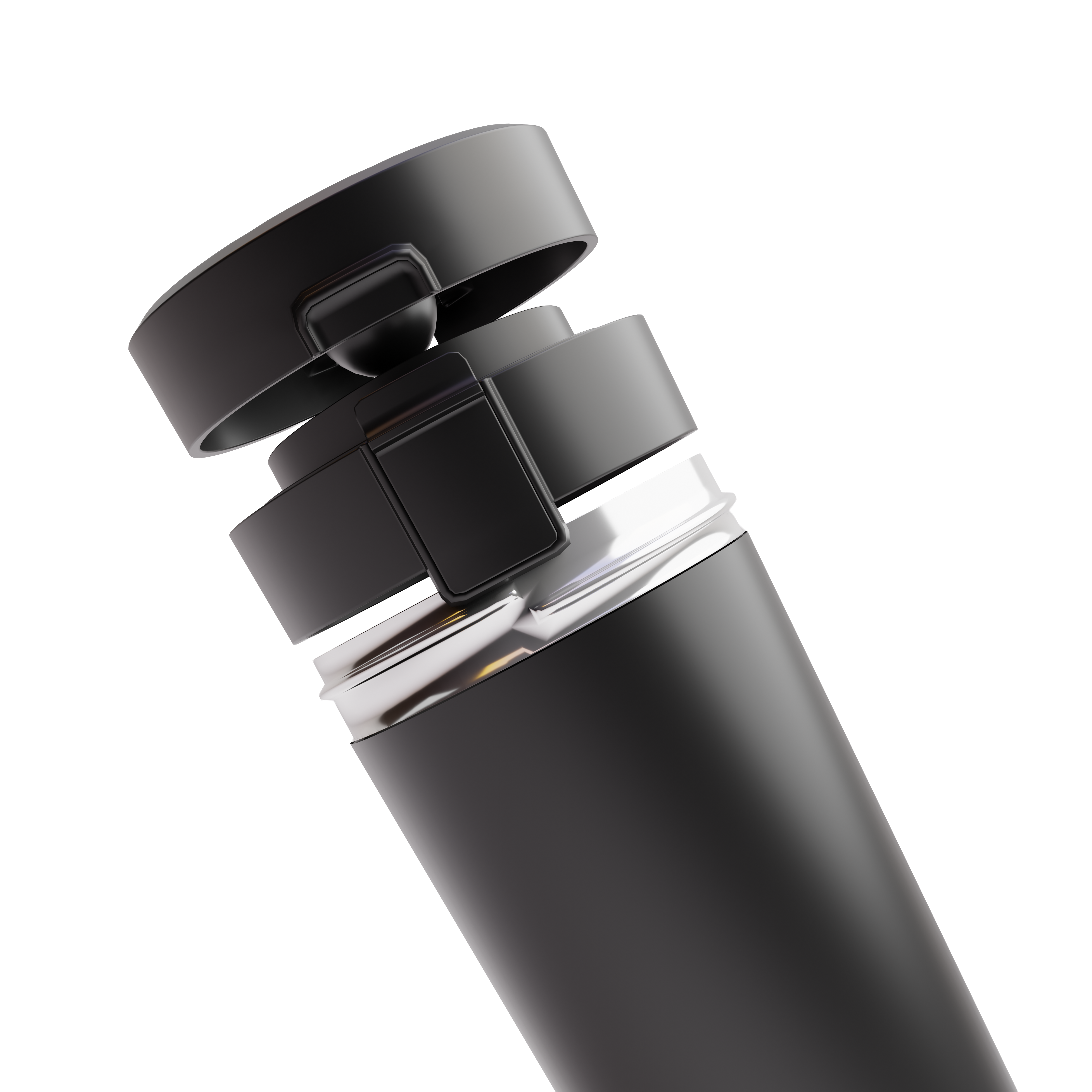 Stainless Steel Push Lock Mug