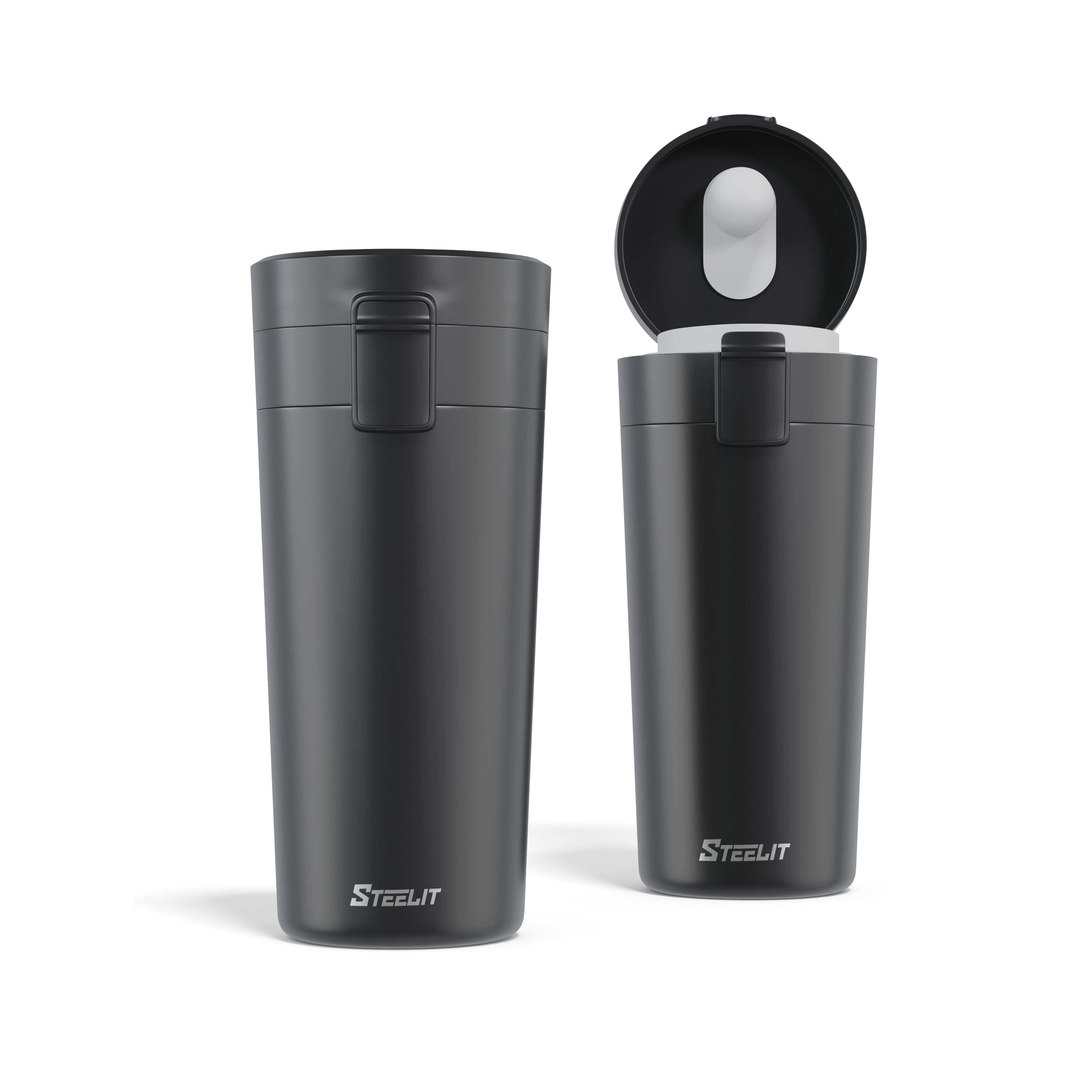 Stainless Steel Push Lock Mug