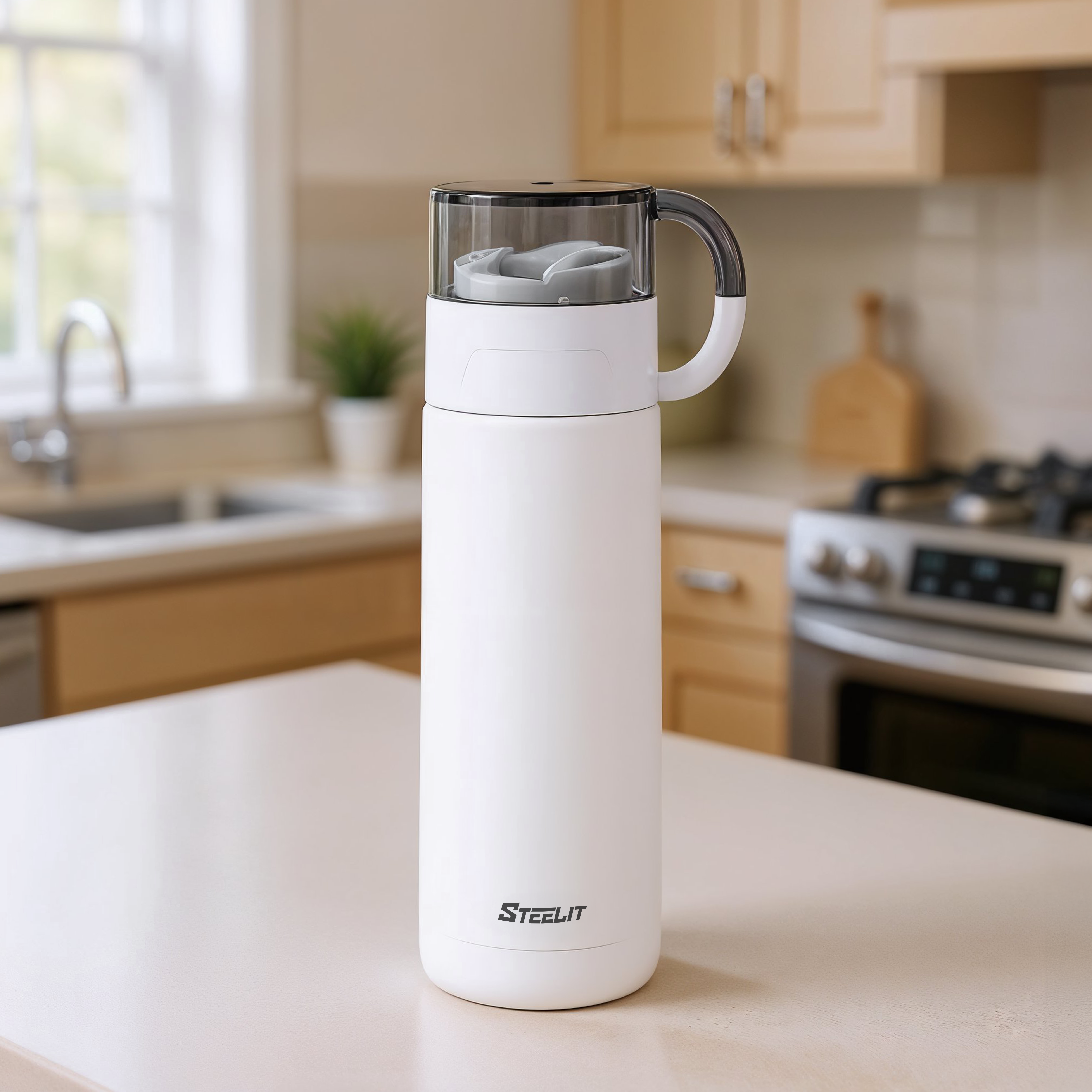 Stainless Steel Transparent Cup bottle