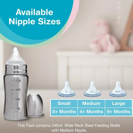 Baby Steel Feeding Bottle