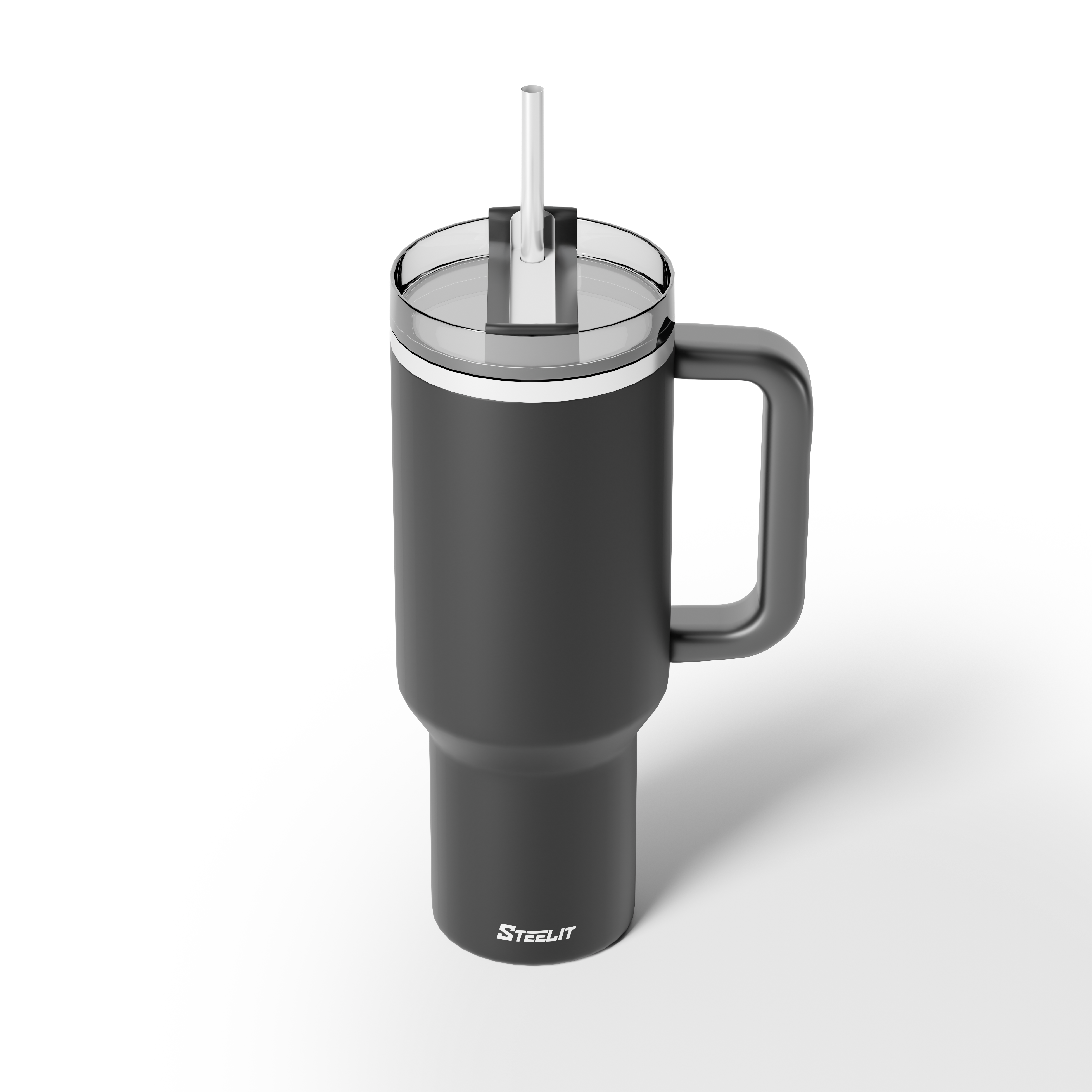 Tumbler Water Bottle with Lid and Straw 1.2L Stainless Steel