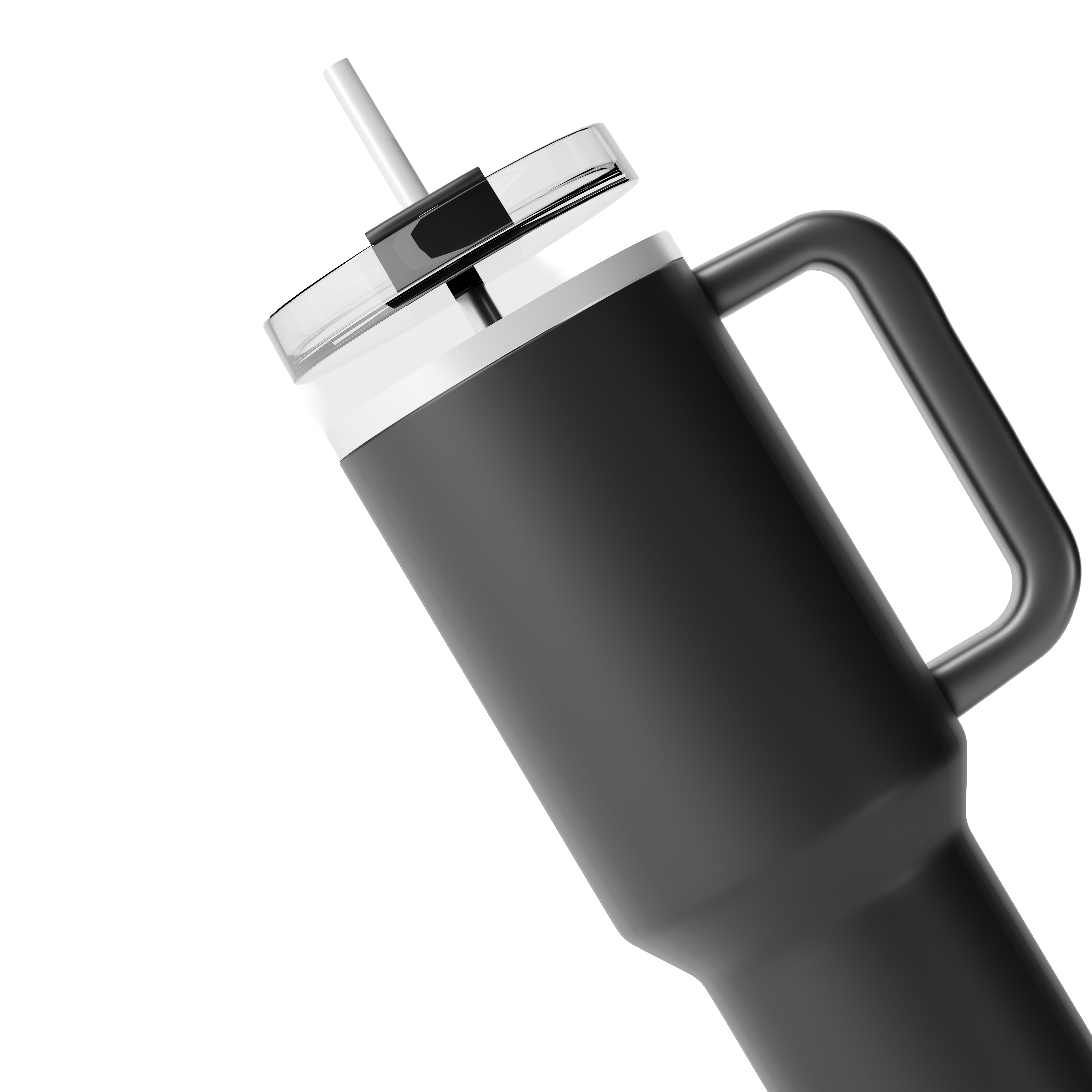 Tumbler Water Bottle with Lid and Straw 1.2L Stainless Steel